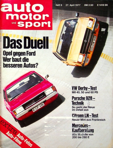 Deckblatt Auto Motor und Sport (09/1977)